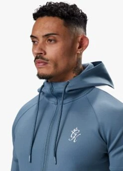 Gym King Core Plus Poly FZ Hood - Smoke Blue 23 Gym King Core Plus Poly FZ Hood - Smoke Blue -Gym King Store COREPLUSPOLYFZHOOD JOGGER STONEBLUETST A2CJETSB A2CJL 361