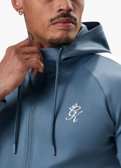 Gym King Core Plus Poly FZ Hood - Smoke Blue 17 Gym King Core Plus Poly FZ Hood - Smoke Blue -Gym King Store COREPLUSPOLYFZHOOD JOGGER STONEBLUETST A2CJETSB A2CJL 362