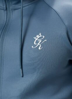 Gym King Core Plus Poly FZ Hood - Smoke Blue 21 Gym King Core Plus Poly FZ Hood - Smoke Blue -Gym King Store COREPLUSPOLYFZHOOD JOGGER STONEBLUETST A2CJETSB A2CJL 363