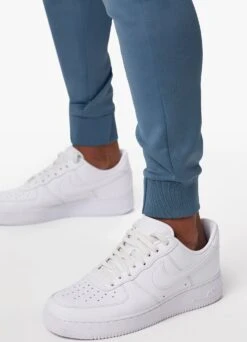Gym King Core Plus Poly Jogger - Smoke Blue -Gym King Store COREPLUSPOLYFZHOOD JOGGER STONEBLUETST A2CJETSB A2CJL 370