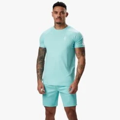 Gym King Core Plus Poly Tee - Aqua Blue -Gym King Store COREPLUSPOLYTEE SHORT AQUABLUESST B2D1ISHR B2D1I 349 a04d3e11 17b3 4d9d 80cf ff2ca2a699ae