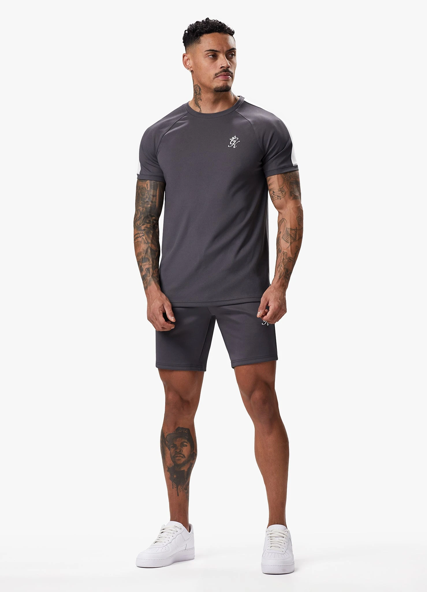 Gym King Core Plus Poly Tee - Graphite 12 Gym King Core Plus Poly Tee - Graphite - Image 10