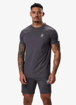 Gym King Core Plus Poly Tee - Graphite 18 Gym King Core Plus Poly Tee - Graphite -Gym King Store COREPLUSPOLYTEE SHORT GRAPHITESST B2CRUSHR B2CRZ 198