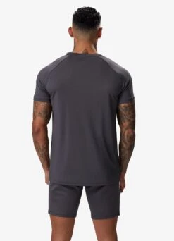 Gym King Core Plus Poly Tee - Graphite 19 Gym King Core Plus Poly Tee - Graphite -Gym King Store COREPLUSPOLYTEE SHORT GRAPHITESST B2CRUSHR B2CRZ 199