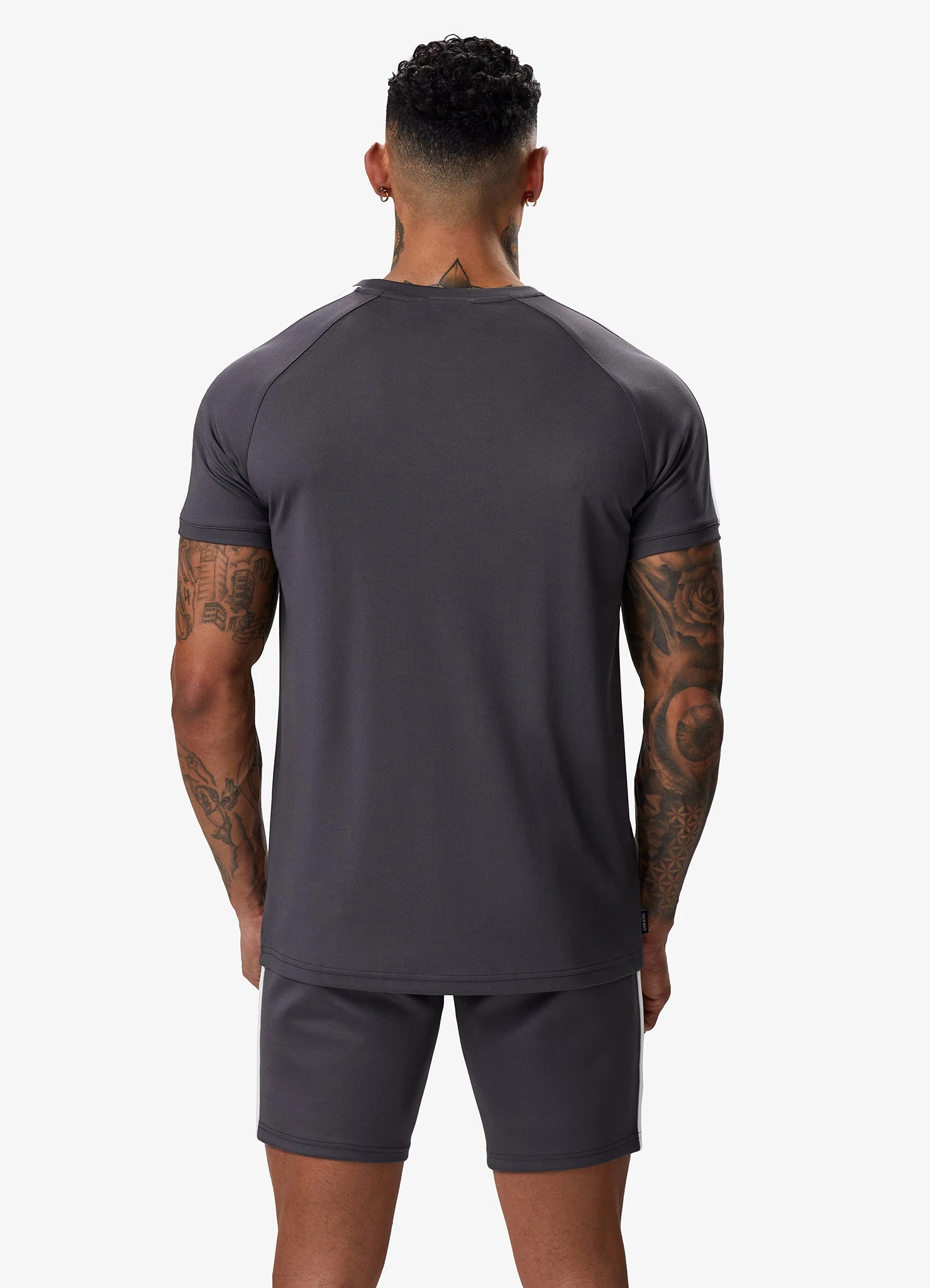 Gym King Core Plus Poly Tee - Graphite 9 Gym King Core Plus Poly Tee - Graphite - Image 7