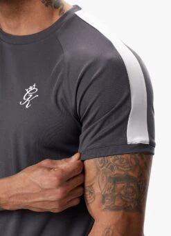 Gym King Core Plus Poly Tee - Graphite 20 Gym King Core Plus Poly Tee - Graphite -Gym King Store COREPLUSPOLYTEE SHORT GRAPHITESST B2CRUSHR B2CRZ 202