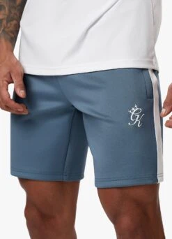 Gym King Core Plus Poly Short - Smoke Blue -Gym King Store COREPLUSPOLYTEE SHORT WHITESTONEBLUESST A2CORSHR A2COU 380