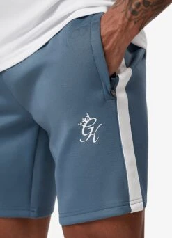 Gym King Core Plus Poly Short - Smoke Blue -Gym King Store COREPLUSPOLYTEE SHORT WHITESTONEBLUESST A2CORSHR A2COU 381