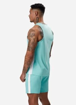 Gym King Core Plus Poly Vest - Aqua Blue -Gym King Store COREPLUSPOLYVEST AQUABLUEVST B2D1K 340