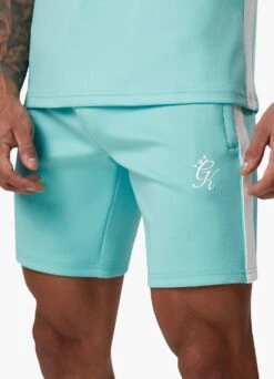 Gym King Core Plus Poly Short - Aqua Blue -Gym King Store COREPLUSPOLYVEST AQUABLUEVST B2D1K 345