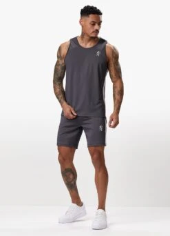 Gym King Core Plus Poly Vest - Graphite -Gym King Store COREPLUSPOLYVEST SHORT GRAPHITEVST A2CK2SHR B2CRZ 203