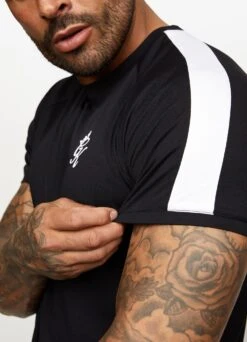 Gym King Core Plus Poly Tee - Black 18 Gym King Core Plus Poly Tee - Black -Gym King Store COREPOLYTEE SHORT BLACKWHITESST C21N7SHR C21N2 92