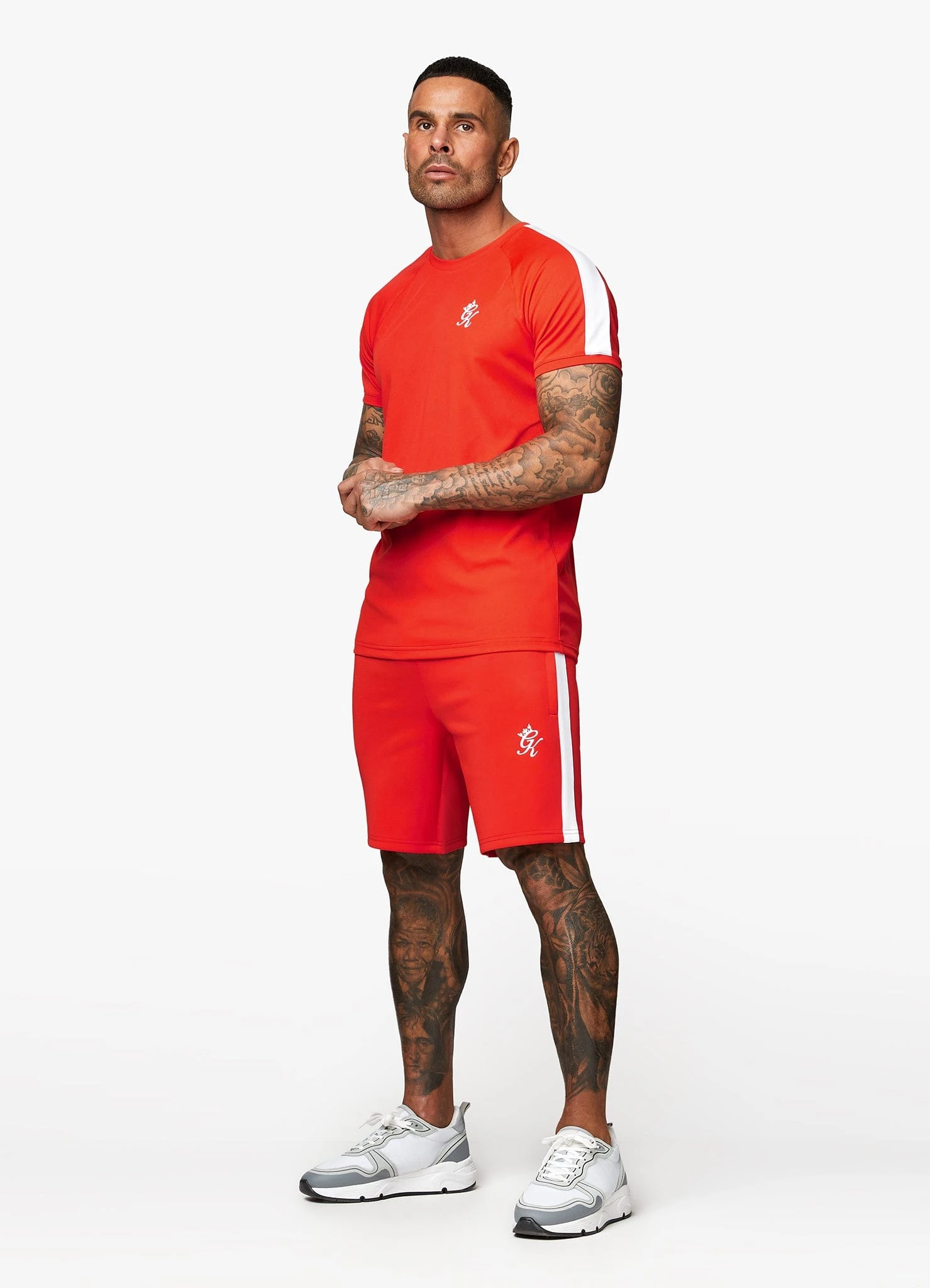 Gym King Core Plus Poly Tee - Chilli Red 8 Gym King Core Plus Poly Tee - Chilli Red - Image 6