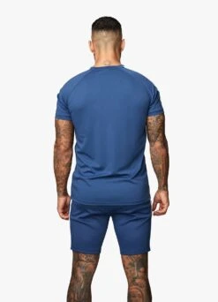 Gym King Core Plus Poly Tee - Moonlight Blue -Gym King Store COREPOLYTEE SHORT MBLUESST A28YESHR A28ZP 445