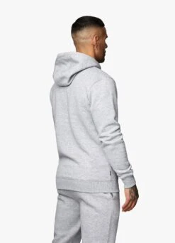 Gym King Fundamental Fleece Hood - Grey Marl -Gym King Store Capture 234