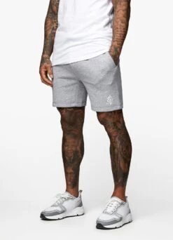 Gym King Fundamental Fleece Short - Grey Marl -Gym King Store Capture 250