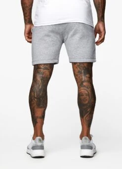 Gym King Fundamental Fleece Short - Grey Marl -Gym King Store Capture 251