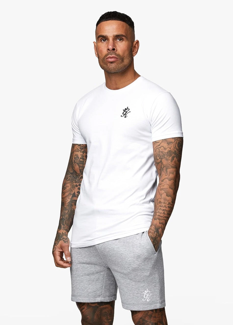Gym King Fundamental Jersey Tee - White 3 Gym King Fundamental Jersey Tee - White