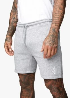Gym King Fundamental Fleece Short - Grey Marl -Gym King Store Capture 258