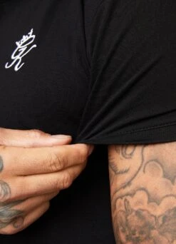 Gym King Fundamental Jersey Tee - Black -Gym King Store Capture 266