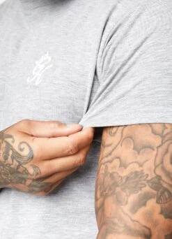 Gym King Fundamental Jersey Tee - Grey Marl -Gym King Store Capture 314