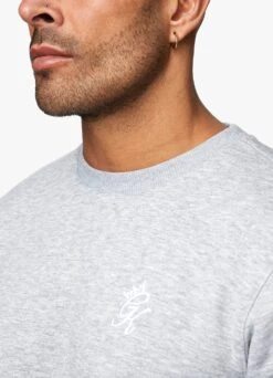 Gym King Fundamental Fleece Sweatshirt - Grey Marl -Gym King Store Capture 60