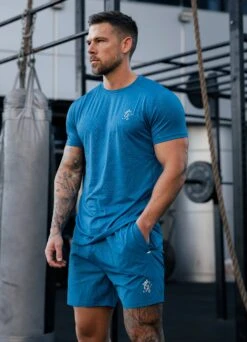 Gym King Debossed 2.0 Tee - Marine Blue -Gym King Store DEBBOSS a643a52a d52d 4444 81ed 3535775e5169
