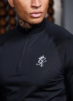 Gym King Debossed Energy ¼ Zip Funnel – Black 14 Gym King Debossed Energy ¼ Zip Funnel – Black -Gym King Store DEBOSSEDENERGYFUNNEL SHORT BLACKAOPQZP A29RSSHR A29RU 66copy