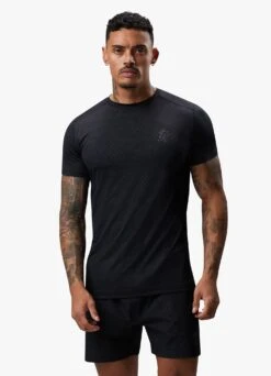 Gym King Debossed 2.0 Tee - Black -Gym King Store DEBOSSEDTEE SHORT BLACKSST A2BUGSHR A2BUI 270
