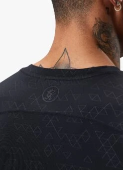 Gym King Debossed 2.0 Tee - Black -Gym King Store DEBOSSEDTEE SHORT BLACKSST A2BUGSHR A2BUI 274