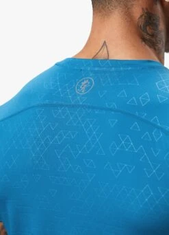 Gym King Debossed 2.0 Tee - Marine Blue -Gym King Store DEBOSSEDTEE SHORT MARINEBLUESST A2BUHSHR A2BUJ 180