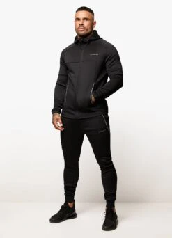 Gym King Eclipse Poly FZ Hood - Black -Gym King Store ECLIPSEPOLYFZHOOD JOGGER BLACKTST A2BCUTSB A2BCW 218