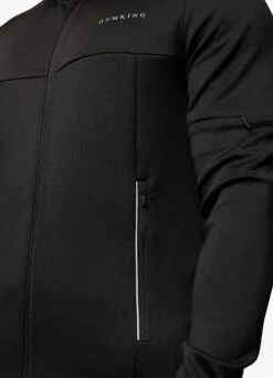 Gym King Eclipse Poly FZ Hood - Black -Gym King Store ECLIPSEPOLYFZHOOD JOGGER BLACKTST A2BCUTSB A2BCW 223