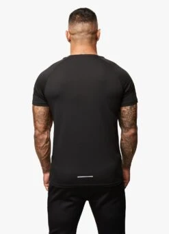 Gym King Eclipse Poly Tee - Black -Gym King Store ECLIPSEPOLYT SHIRT JOGGER BLACKSST A2BCSTSB A2BCW 206