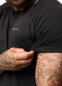 Gym King Eclipse Poly Tee - Black -Gym King Store ECLIPSEPOLYT SHIRT JOGGER BLACKSST A2BCSTSB A2BCW 210