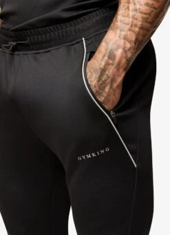 Gym King Eclipse Poly Jogger - Black -Gym King Store ECLIPSEPOLYT SHIRT JOGGER BLACKSST A2BCSTSB A2BCW 213