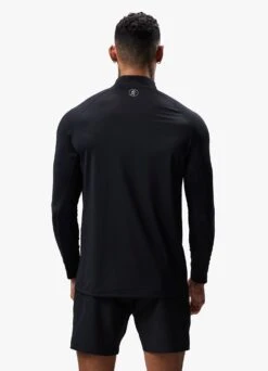 Gym King Energy 1/4 Zip Funnel - Black -Gym King Store ENERGY14ZIPFUNNEL BLACKQZP A29PM 361