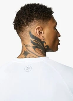 Gym King Energy Tee - White -Gym King Store ENERGYTEE WHITESST A29PR6