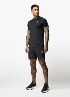 Gym King Energy Tee - Black -Gym King Store ENERGYTEE SHORT BLACKSST A29PPSHR A29PS