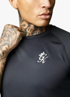 Gym King Energy Tee - Black -Gym King Store ENERGYTEE SHORT BLACKSST A29PPSHR A29PS6