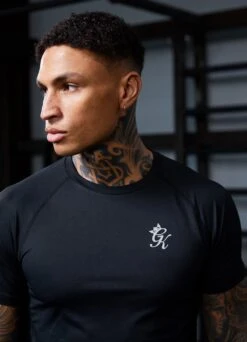 Gym King Energy Tee - Black -Gym King Store ENERGYTEE SHORT BLACKSST A29PPSHR A29PS 56copy