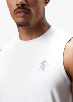 Gym King Energy Vest - White 23 Gym King Energy Vest - White -Gym King Store ENERGYVEST WHITEVST A26WE 133