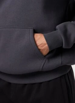 Gym King Established Hood - Dark Pewter/Red -Gym King Store ESTABLISHEDHOOD DARKPEWTERREDHDE B2D24 160