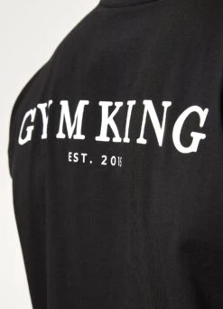 Gym King Established Tee - Black -Gym King Store ESTABLISHEDTEE BLACKSST A29T0 27copy