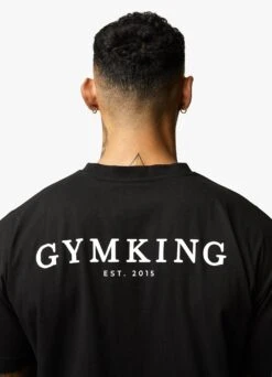 Gym King Established Tee - Black -Gym King Store ESTABLISHEDTEE BLACKSST A29T0 29copy