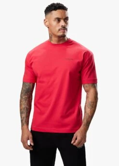 Gym King Established Tee - Red/Black -Gym King Store ESTABLISHEDTEE REDBLACKSST B2D25 144