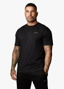 Gym King Established Tee - Black/Gold -Gym King Store ESTTEE JOGGER BLACKGOLDSST A2BPQTSB A2BPW433