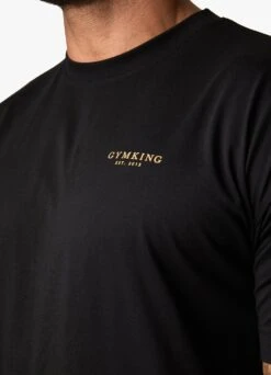 Gym King Established Tee - Black/Gold -Gym King Store ESTTEE JOGGER BLACKGOLDSST A2BPQTSB A2BPW435