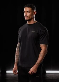 Gym King Established Tee - Black/Gold -Gym King Store ESTTEE JOGGER BLACKGOLDSST A2BPQTSB A2BPW 09