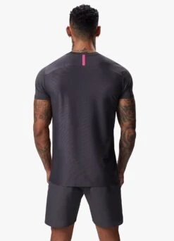 Gym King Flex Tee - Graphite/Fuchsia -Gym King Store F5 86143eba d266 4218 9e48 2471dd09d01c